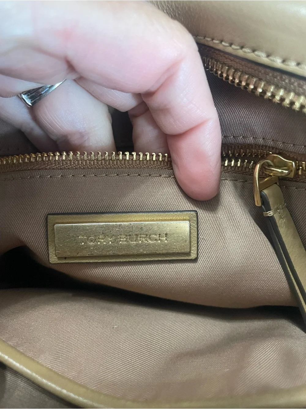 Tory Burch Fleming Soft Camera Bag Light Brown/Camel